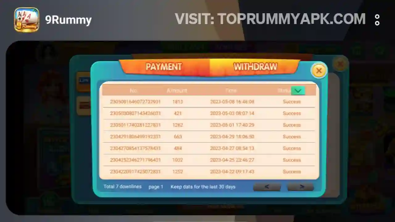 9 Rummy Payment Proof Top 20 Rummy App List 51 Bonus