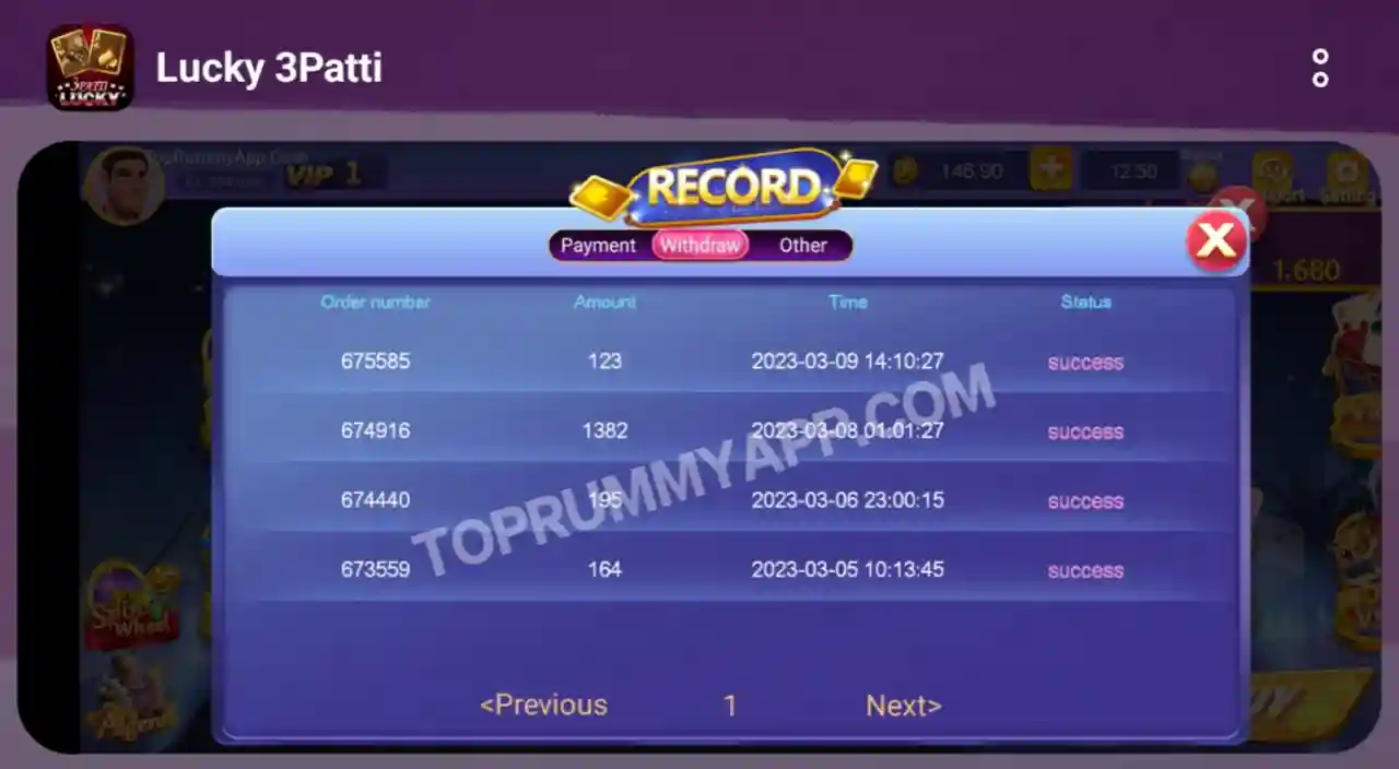 Teen Patti Lucky App Payment Proof All Rummy App List 41 Bonus