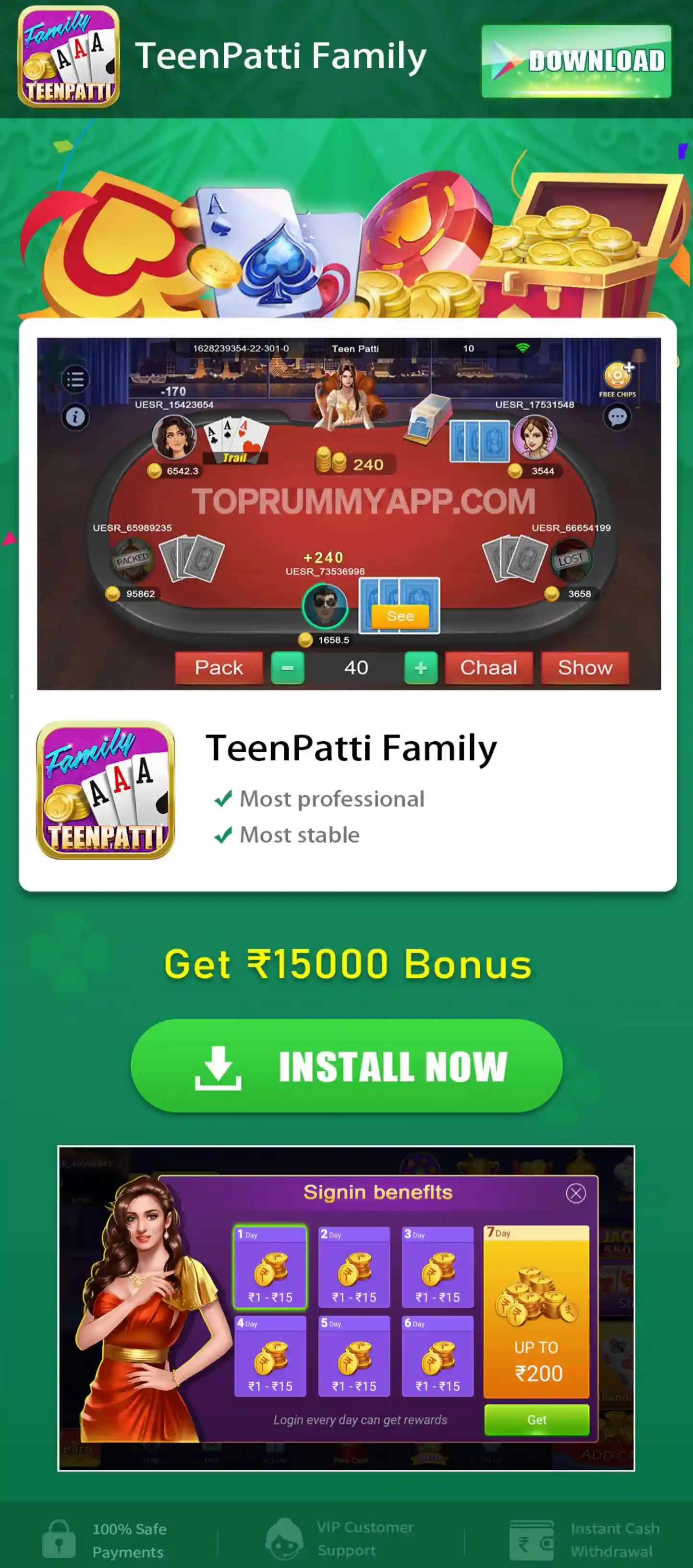 Teen Patti Family App Top Rummy App