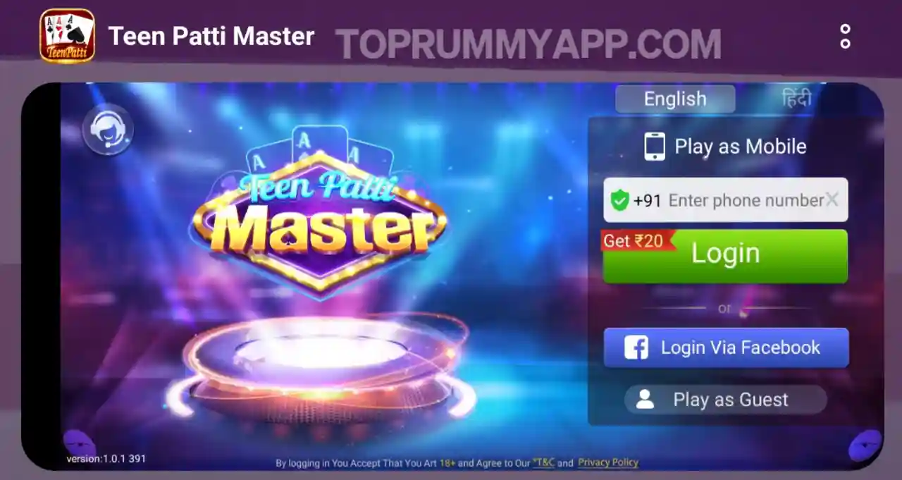 Teen Patti Master App Top 20 Rummy Apps List