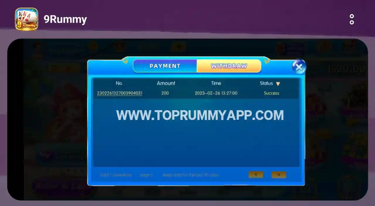 9 Rummy Payment Proof Top 5 Rummy App List 51 Bonus